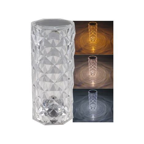 ChiliTec Tischleuchte Akku, 3 Lichtfarben, USB aufladbar (1/5)