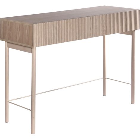 Selsey NOLIE - Coiffeuse avec tiroir - debout - 110 cm - couleur de bois chêne huilé (1/5)
