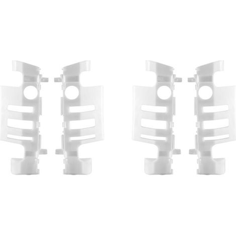 Cuatro soportes nuevos para el parachoques delantero de los modelos Toyota Alphard de 2004 a 2008, números de pieza 52115-58010 y 52116-58010.