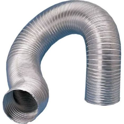 Gaine semi-rigide aluminium non isolée renforcée D150 - GA RIGIFLEX - 820212 S&P UNELVENT - 820212 (1/2)