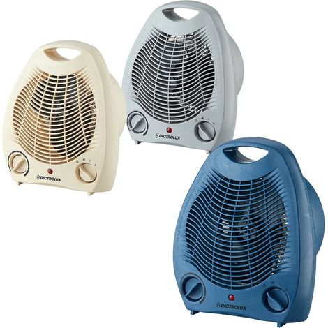 TrAdE Shop Traesio - Termoventilatore 2000w 2 Livelli Potenza Termostato Regolabile Sistema Antisurriscaldamento - (1/5)