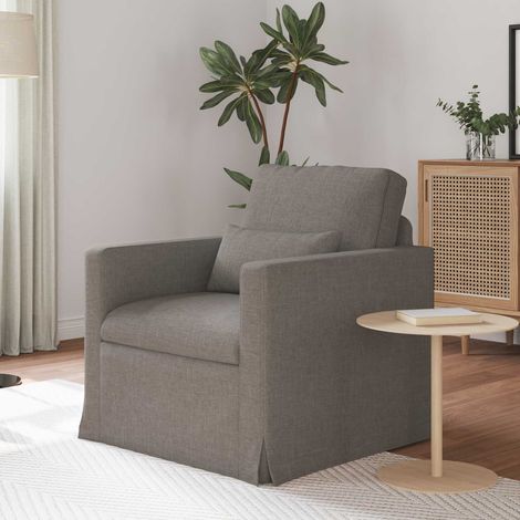 Sofa Taupe 78 x 78 x 80 cm Stoff