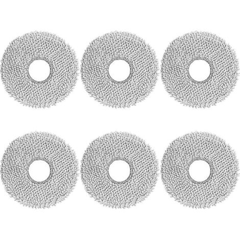 6 panni per mocio compatibili con Xiaomi X20+, Dreame L10s Ultra Gen 2 / L10s Pro Ultra heat / L20 / L40 / L40S Pro / X40 / X50 Ultra Complete/Matrix 10 Ultra, Mova E30 Ultra