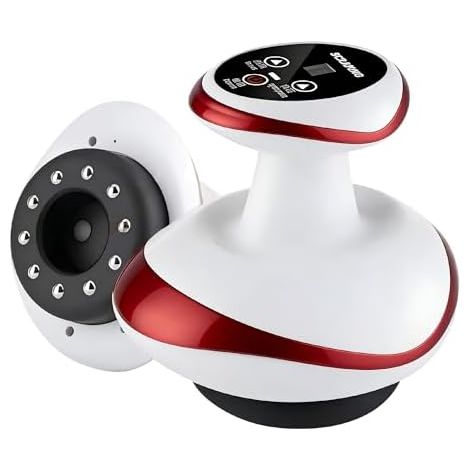 Elettrico – 9 per e con calore (Rosso) livelli rimozione sottovuoto ventosa Funzione massaggiante cellulite Ricaricabile anticellulite (1/5)