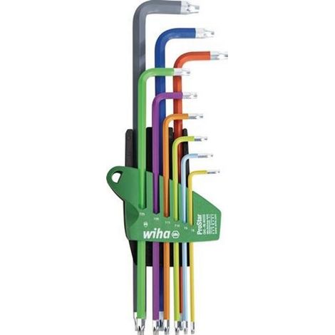 Wiha Stiftschlüssel Set im ProStar Halter TORX® 9-tlg. farbig leuchtend (46556) (1/4)