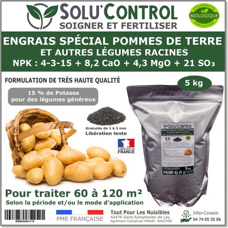 Engrais Spécial Pommes de terre et autres légumes racines, SoluControl - Sachet de 5kg (1/5)