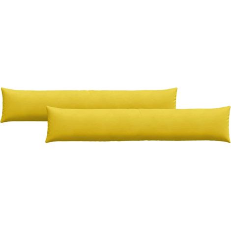 Maison Exclusive - Sofakissen 2 Stück Gelb 200 x 40 cm Cordstoff