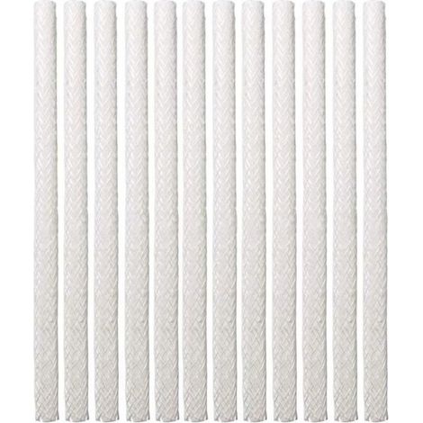 12PCS noyau d'huile, fibre de verre Tiki Wick torche de remplacement en fibre de verre Tiki pour extérieur Tiki patio éclairage lampe de jardin (1/5)