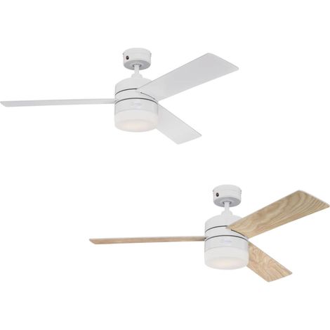 Ceiling fan Alta Vista White with LED and remote