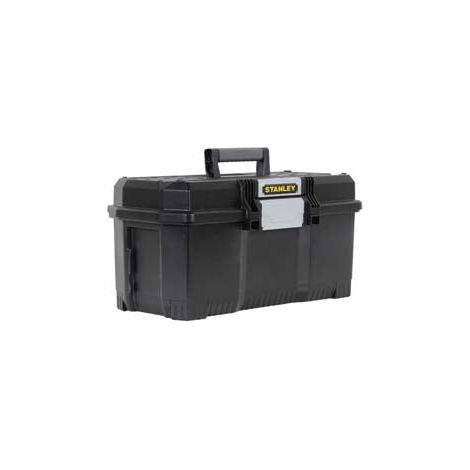 Stanley – Boîte à outils 60 cm Touch Latch – Ouverture facile d'une main – Plateau amovible pour outils – Cadenassable pour sécurité