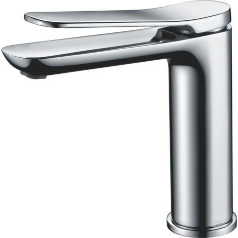 Imex - Grifo Monomando Lavabo Caño Bajo Cromado Serie Dinamarca