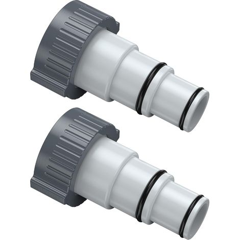 Adaptateur de Tuyau de Piscine Adaptateur de tuyau de remplacement fileté pour pompe avec collier (1/2)
