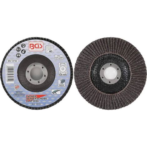 Disque à Lamelles 125 mm - K 40 - Ponçage Efficace et Finition Lisse, Aluminium - D-Work (1/4)