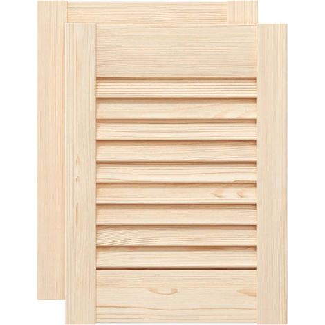Maison Exclusive - Ante con Design a Lamelle 2 pz 39,5x29,5 cm in Legno di Pino