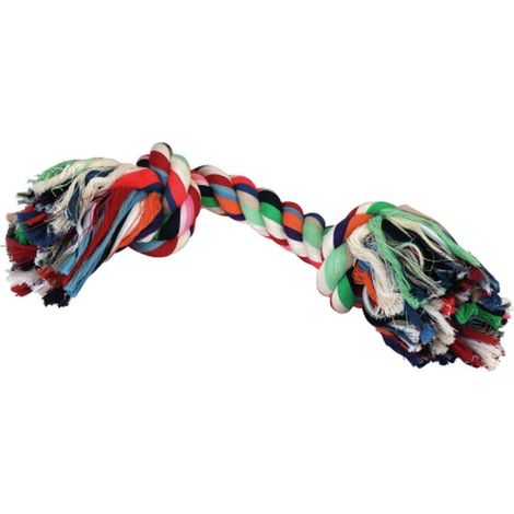 Gioco per cani a forma di nodo in cotone 37 cm