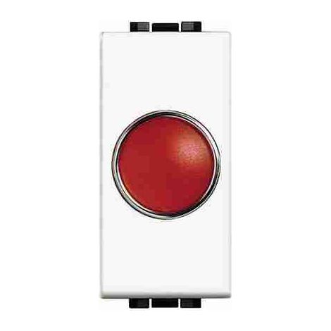 BTIN4371R Portalampada con diffusore rosso