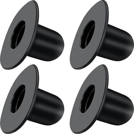 Lot de 4 bouchons muraux de rechange compatibles avec Intex BestwayPools Grounds, bouchon de trou de filtre de piscine fiable pour piscine hors sol (noir) (1/5)
