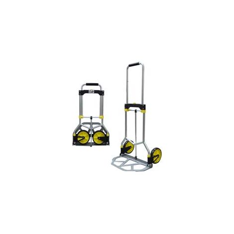 CARRELLO PORTACASSE PIEGHEVOLE IN ALLUMINIO PORTATA KG.80    ALTE