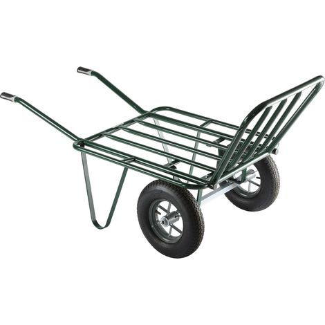 Haemmerlin – Brouette de jardin 2 roues gonflées – Charge maximale 200 kg – Dimensions 1740 x 780 x 900 mm – Plateau 74 x 80 cm – 302075701