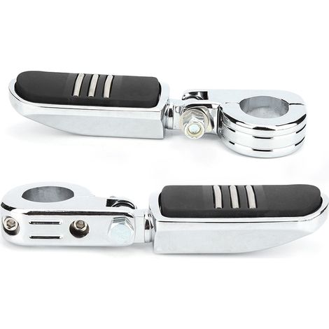 repose-pieds chromés de 32 mm pour moto avec fixation, compatibles avec Honda GoldWing GL1500 GL1800 (1/5)