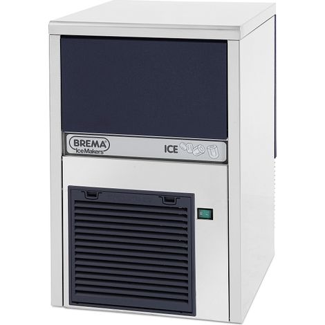 Machine à Glaçons Creux 22 kg/24h, Réserve-Bac 6kg, condenseur eau - BREMA