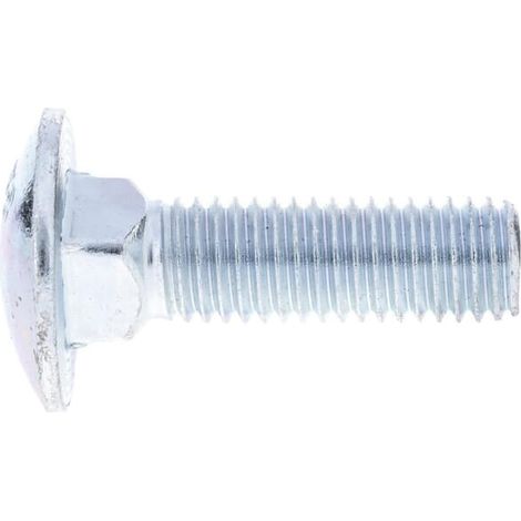 Vite a testa tonda con quadro sottotesta zincata M10x35 8.8 UNIVERSALE 603103588 (1/3)