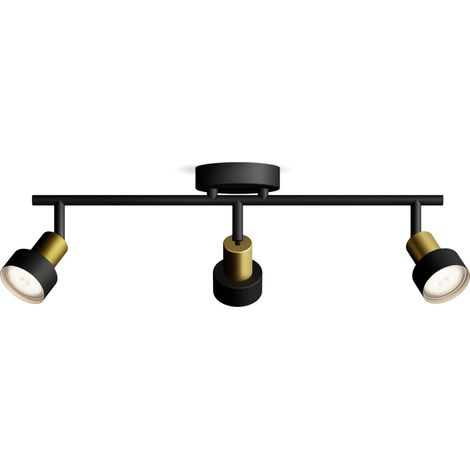 Philips Conduit 8720169299917 Spot de plafond GU10 noir, or Y952933 (1/5)