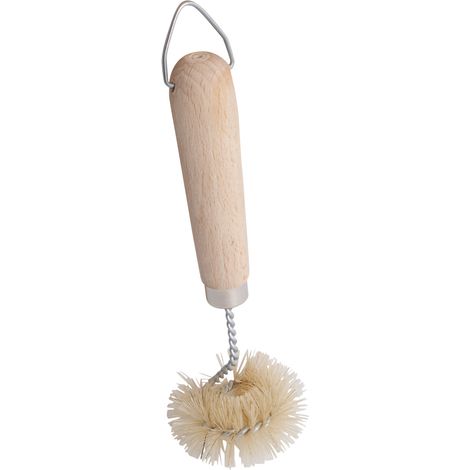 Redecker cepillo de caño redondo con mango de madera