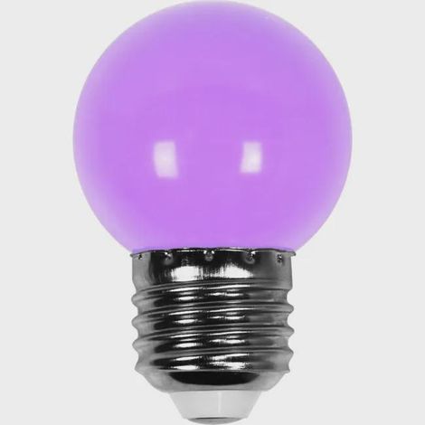 5x Ampoule Guirlande Guinguette Led E27 Couleur Violet (1/5)