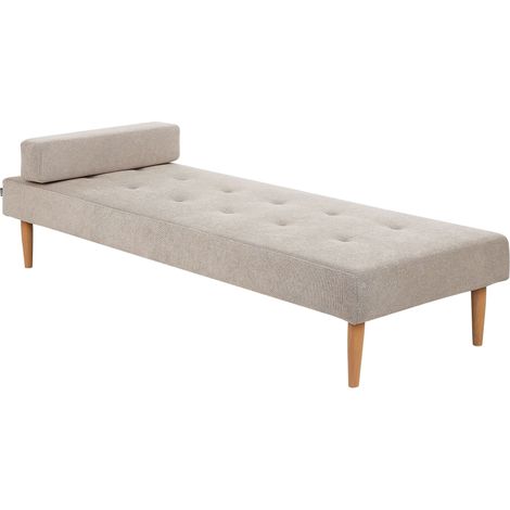 Chaise Longue NIORT Fabric Beige