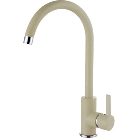 Rubinetto Miscelatore Cucina Elleci canna alta monocomando Bianco Antico MGKC0162