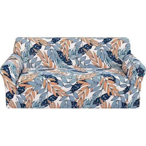 Housse de canapé trois places, housse de canapé extensible avec accoudoirs(langue du drap + canapé trois places (convient pour 190-230 cm)) (1/5)