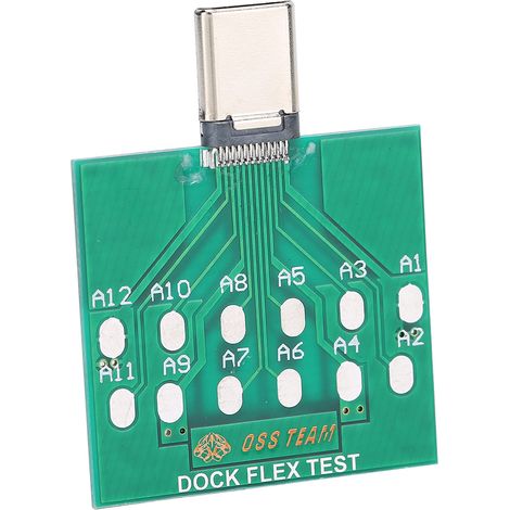 2 cartes de test de station d'accueil USB 5 broches, port de charge d'alimentation de batterie, réparation facile pour téléphone Android Type C (1)