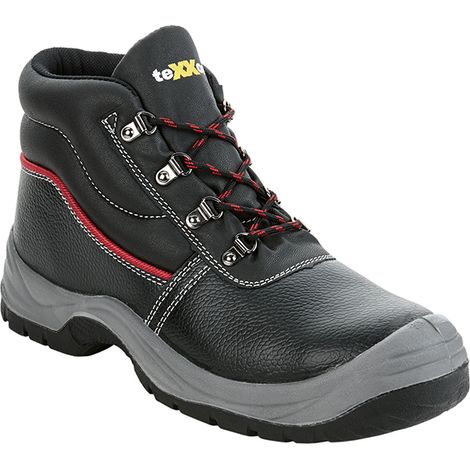 teXXor® S3-Sicherheitsschnürstiefel LE MANS, Schwarz/Rot (1/5)