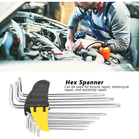 Jeu de 9 clés Torx hexagonales allongées (1/5)
