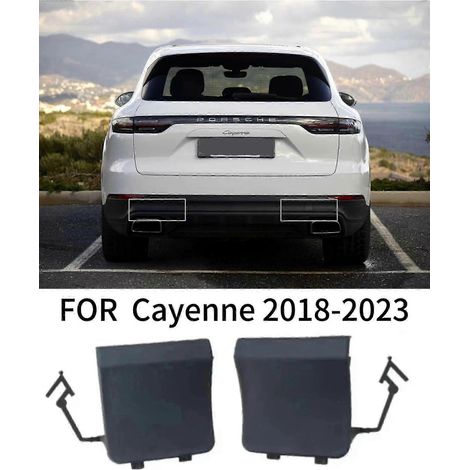 Cache-anneau de remorquage pour pare-chocs arrière (modèle bas) pour Porsche Cayenne 2018-2022 9y0807499 9y0807500 (1/5)
