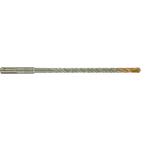 Foret bétons 2 taillants SPEEDER2 Pointe de centrage Quadruple goujures SDS+ 8x210MM - TIVOLY - 10931230800