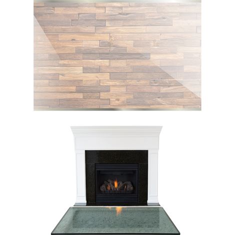 VIDRIO PARA CHIMENEA, BASE DE VIDRIO TEMPLADO GOAT, DIMENSIONES 60x52 TRANSPARENTE (1/5)