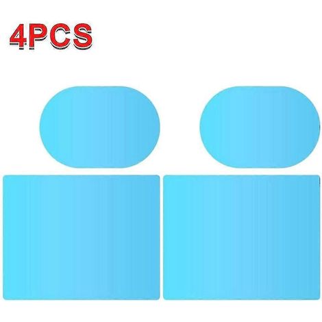 4 films protecteurs pour rétroviseurs arrière de voiture, transparents, anti-pluie, anti-éblouissement, souples et anti-buée. Accessoires auto. (1/5)
