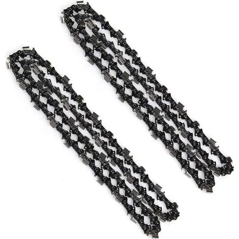 Chaînes de tronçonneuse Rotatech originales 16" 59 maillons - Longueur 40 cm - Titane électrique (paquet de 2) (1/5)