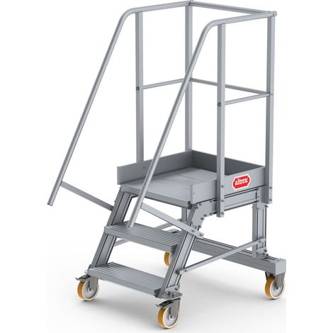 Altrex Podesttreppe fahrbar 60° 3 Stufen