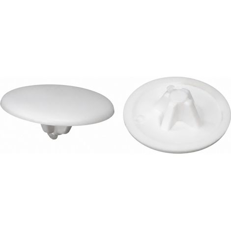 Tappo bianco per viti a testa svasata Pozidriv, 30 pz.