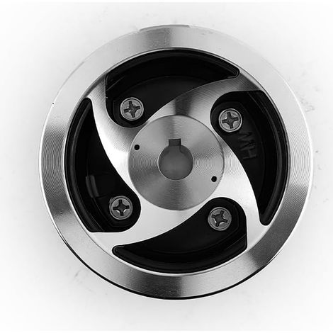 Jante de 10,2 cm 17 mm en alliage pour fauteuil roulant et scooter 4.10-4 et 9x3.50-4 (1/5)
