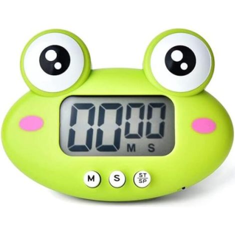 Minuterie de Cuisine, Minuteur avec Affichage LCD, Minuteur de Cuisine Magnétique, Réveil de Cuisine Idéal pour Cuisiner, Faire du Sport (1/5)