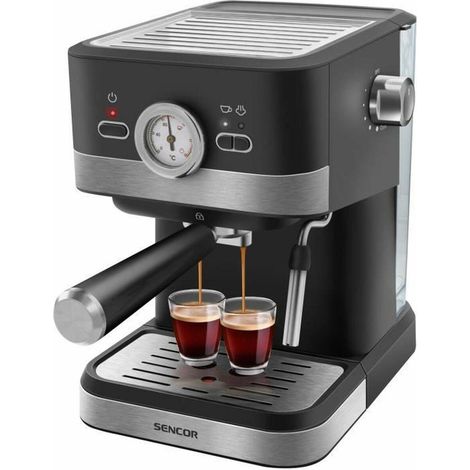Sencor SES 1721BK Máquina de café negra 20 bares 1050 W