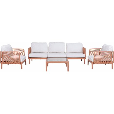 Sofa Set 4 Pp Poliester 222X74X70 Hoja (1/2)