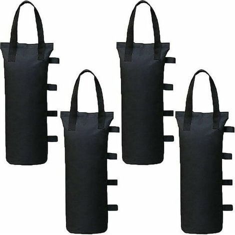 Lot de 4 Poids de Gazebo pour Tonnelle et Pavillon, Sac de Lestage Sable pour Jambes, Tentes Pare-Soleil, Parasol (1/5)