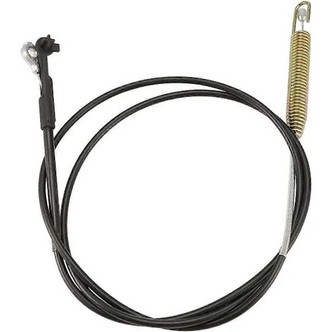 Câble d'embrayage Blade 133 de 1998 avec extrémités à anneau et à ressort pour tondeuses à gazon Toro Timemaster 21199 20976 21200, noir. (1/5)