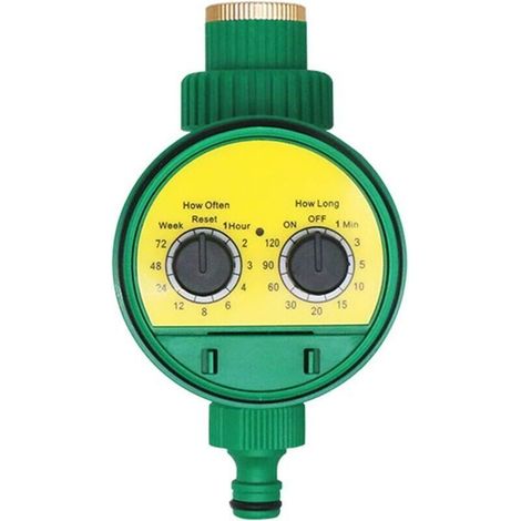 Minuteur d'arrosage. Arrosage automatique pour jardin. Contrôleur d'arrosage étanche avec affichage LED pour plantes, pelouse, jardin et potager. (1/5)