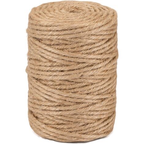 Ficelle Jute naturelle Ø5mm ±100 m La Cordeline CJN33, Naturel